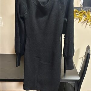 Fashion Nova Black Long Sleeve Dress